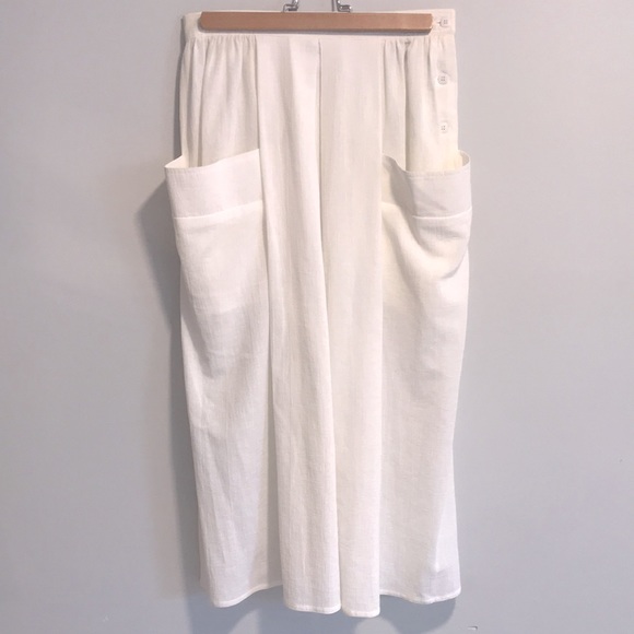 NWT Vintage Lorraine Langlois 100% Cotton High Waist Skirt 10 - Picture 10 of 13